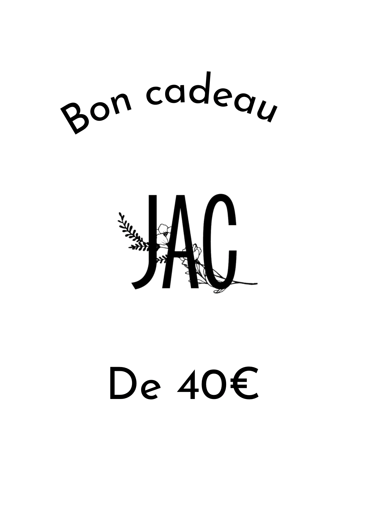Bon Cadeau -